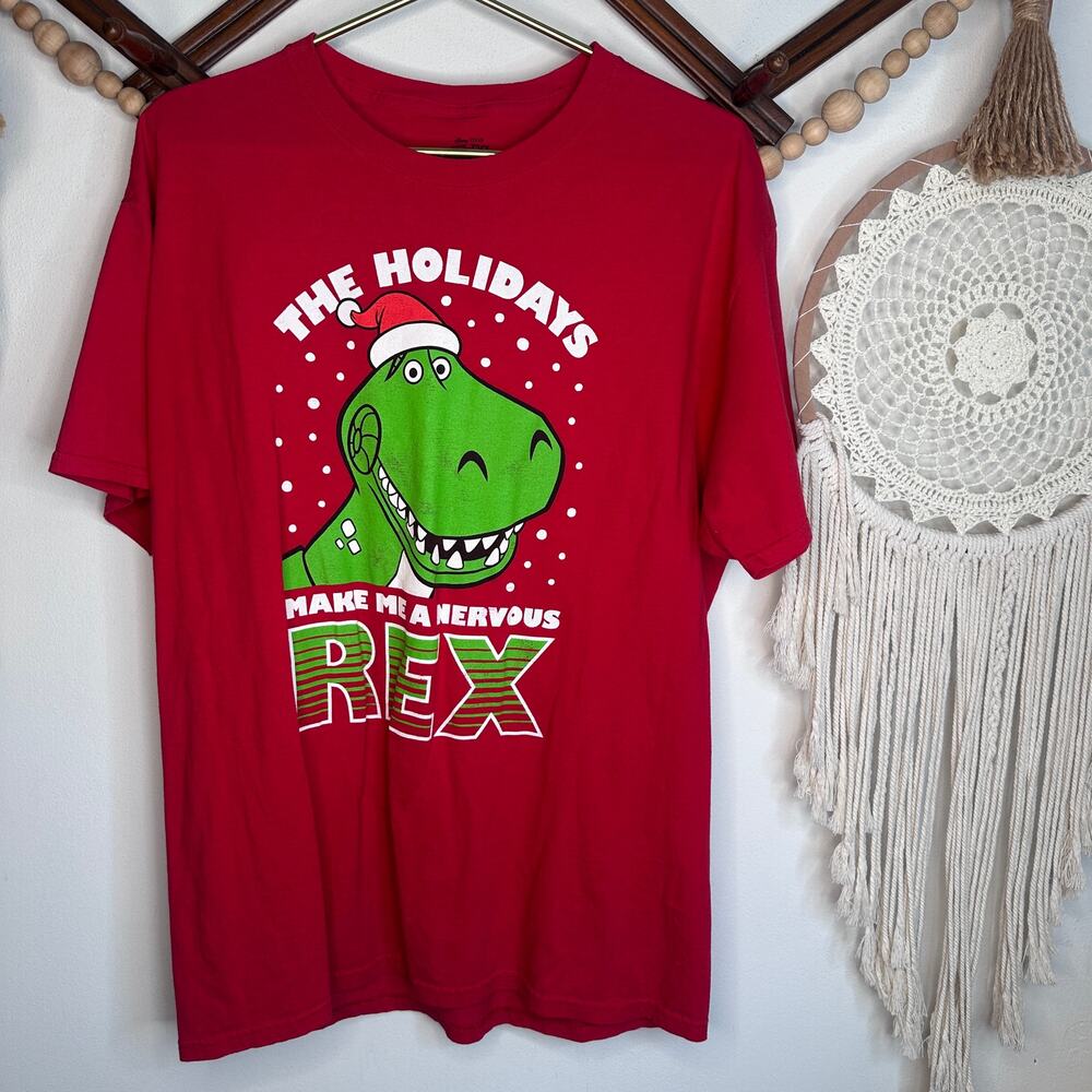 Disney Toy Story Rex Christmas Holiday T